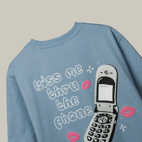 TFF - KISS ME THROUGH THE PHONE OVERSIZED TEE
